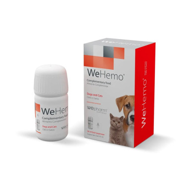 WeHemo – Supliment împotriva Anemiei pentru Câini și Pisici, 30 ml cu Seringă Dozatoare – WePharm